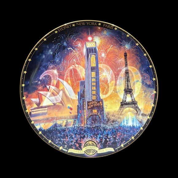 Vintage Bradford Exchange Collector Plate "Tribute 2000" by David Henderson - Picture 1 of 3